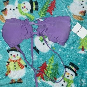 Lavender purple swimsuit top